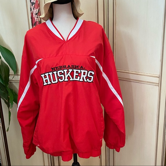 Vtg Starter Nebraska Cornhuskers pullover jacket